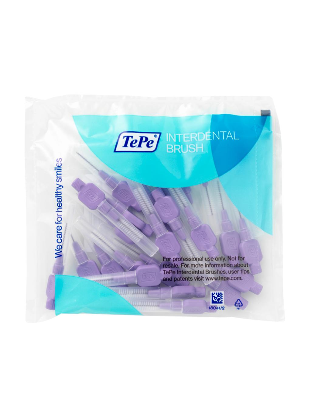 Межзубные ершики TePe  экстрамягкие Original x-soft Multipack. Размер 6 (1,1мм), светло-фиолетовый 