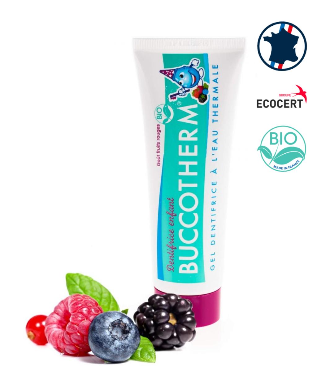 Детская зубная гель – паста BUCCOTHERM c лесными ягодами 3+