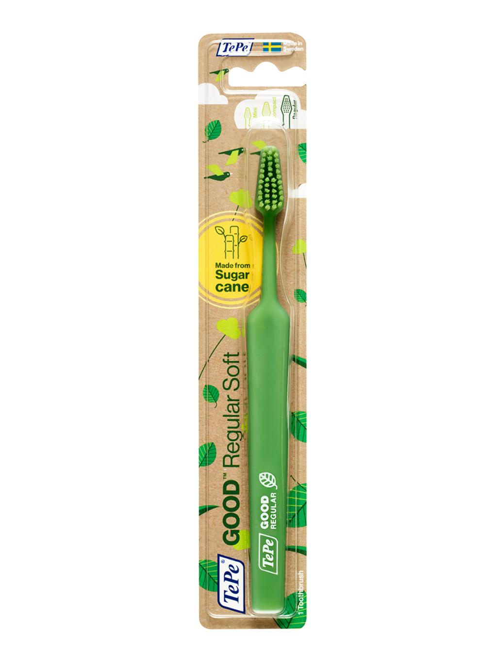 Зубная щетка TePe GOOD™ Regular Soft зеленая 