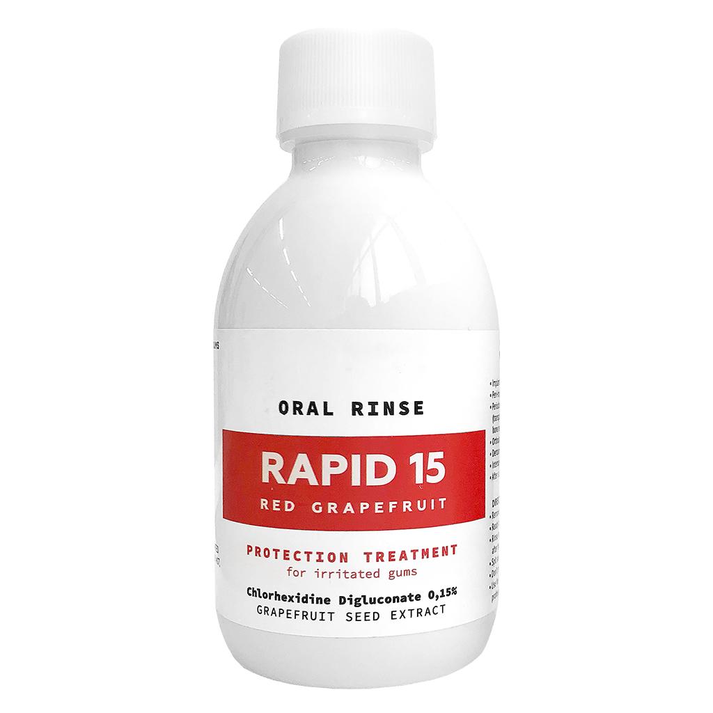 Ополаскиватель  для полости рта RAPID 15 Красный грейпфрут