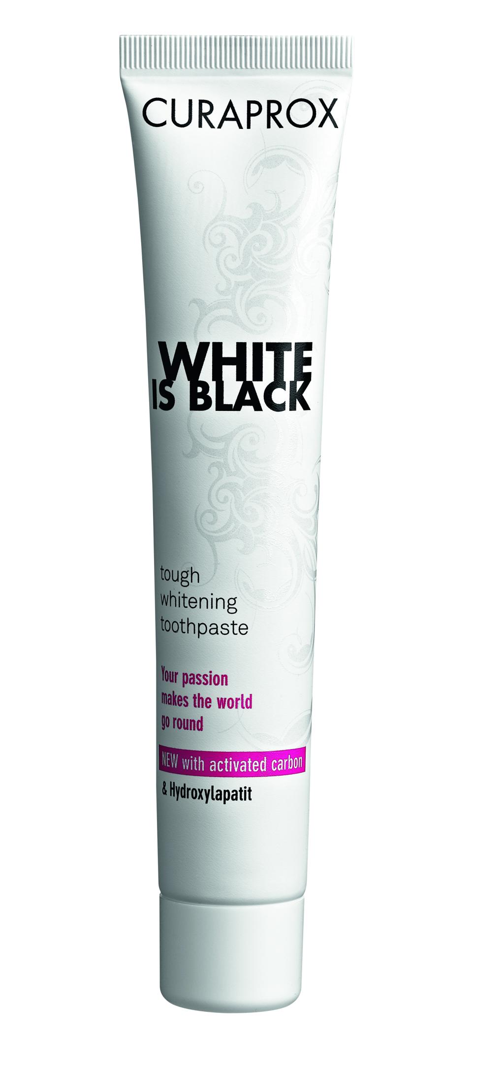 Отбеливающая зубная паста «White is Black»