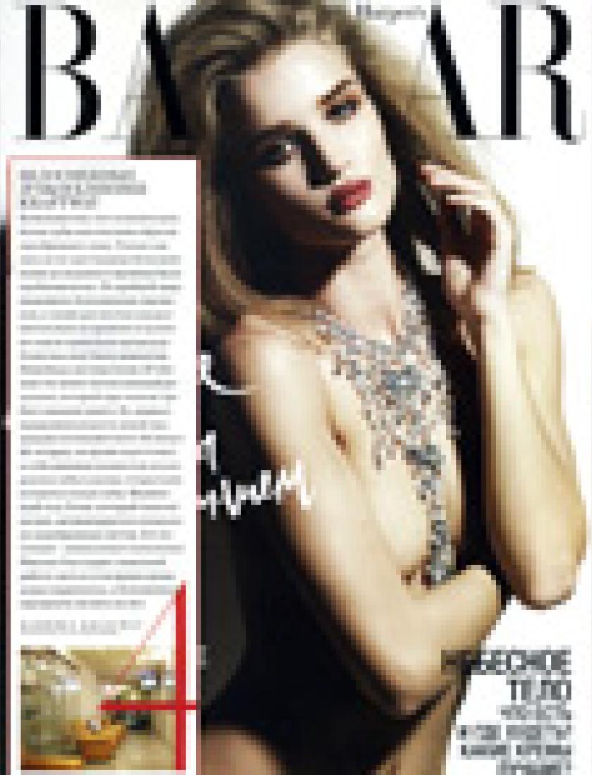 ZOOM AP отбеливание зубов (Harpers Bazaar, май 2010)