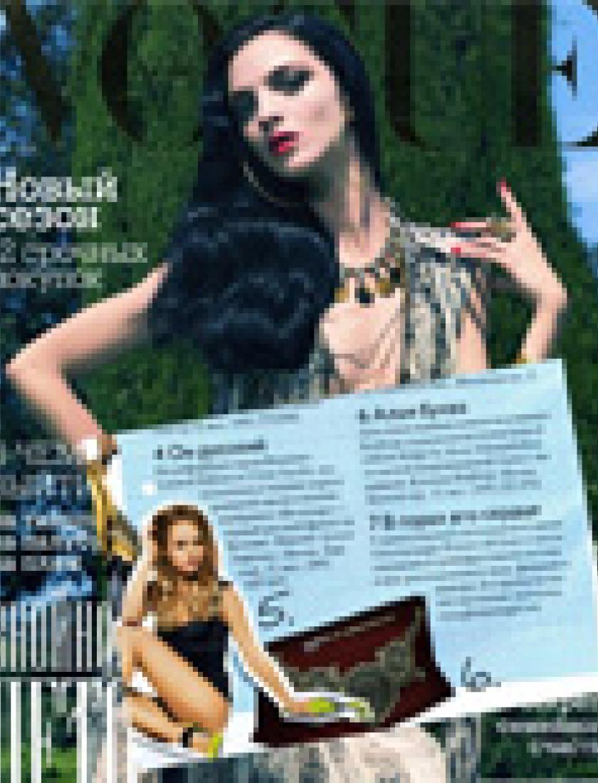 Косметичка от Алёны Ахмадуллиной (Vogue, июль 2010)