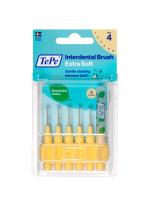 Межзубные ершики TePe сверхмягкие Extra soft pack блистер. Размер 4 (0,7мм), светло-желтые